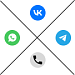 Виджет для мессенджеров: Telegram, WhatsApp, VK