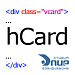 Карточка организации hCard