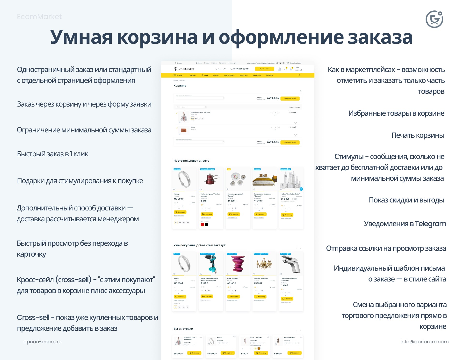 Apriori.EcomMarket: Интернет-магазин c конструктором настроек и расширенный маркетинговый функционал_7