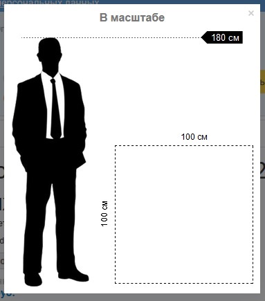 Товар в масштабе