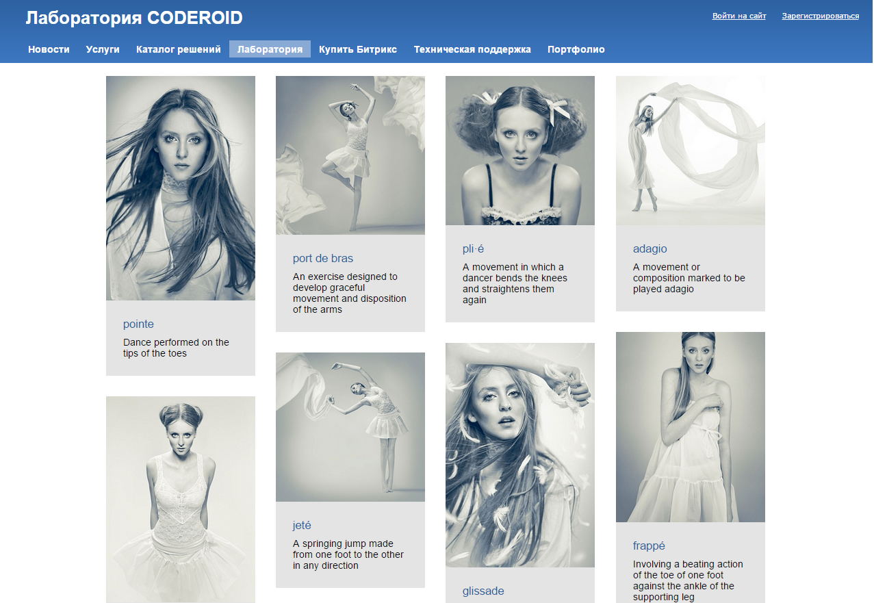 Адаптивная галерея Grid Gallery