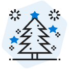 Новогодние украшения для сайта